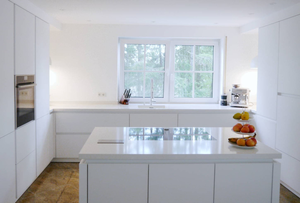 Helle Designküche in Würzburg 